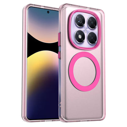 MagSafe futrola za Xiaomi Redmi Note 14 Pro 4G, Techsuit, CandyCase, Roze