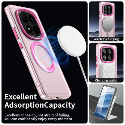 MagSafe futrola za Xiaomi Redmi Note 14 Pro 4G, Techsuit, CandyCase, Roze