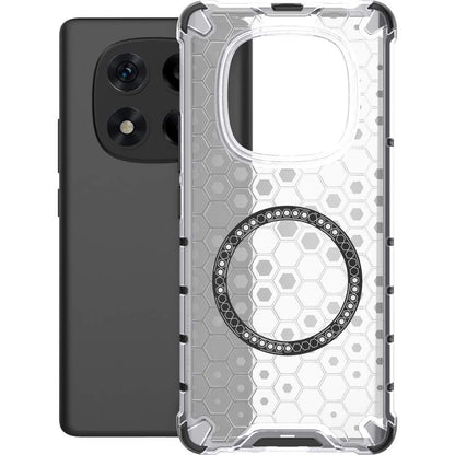 MagSafe futrola za Xiaomi Redmi Note 14 Pro 4G, Techsuit, HoneyComb Shield, Bela