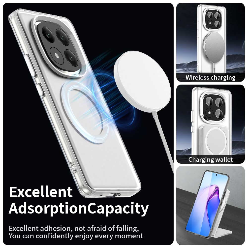 MagSafe futrola za Xiaomi Redmi Note 14 Pro+ 5G, Techsuit, CandyCase, Bela