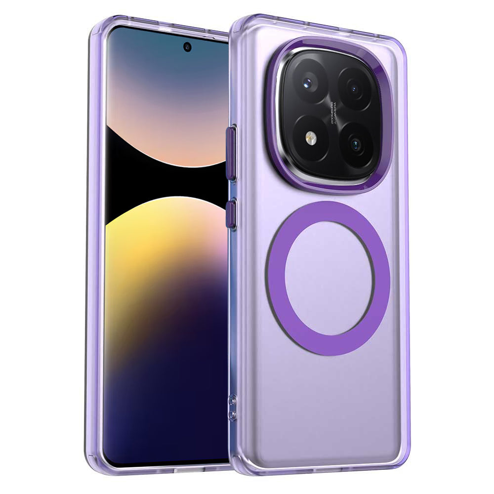 MagSafe futrola za Xiaomi Redmi Note 14 Pro+ 5G, Techsuit, CandyCase, Ljubičasta