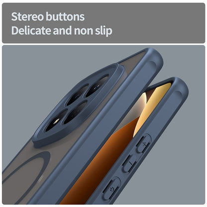 Futrola MagSafe za Xiaomi Redmi Note 15 Pro 4G, Techsuit, HaloFrost II, Tamnoplava