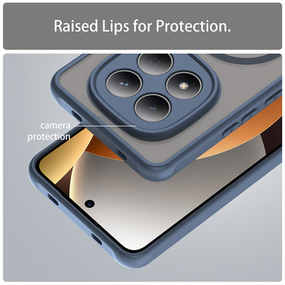 Futrola MagSafe za Xiaomi Redmi Note 15 Pro 4G, Techsuit, HaloFrost II, Tamnoplava