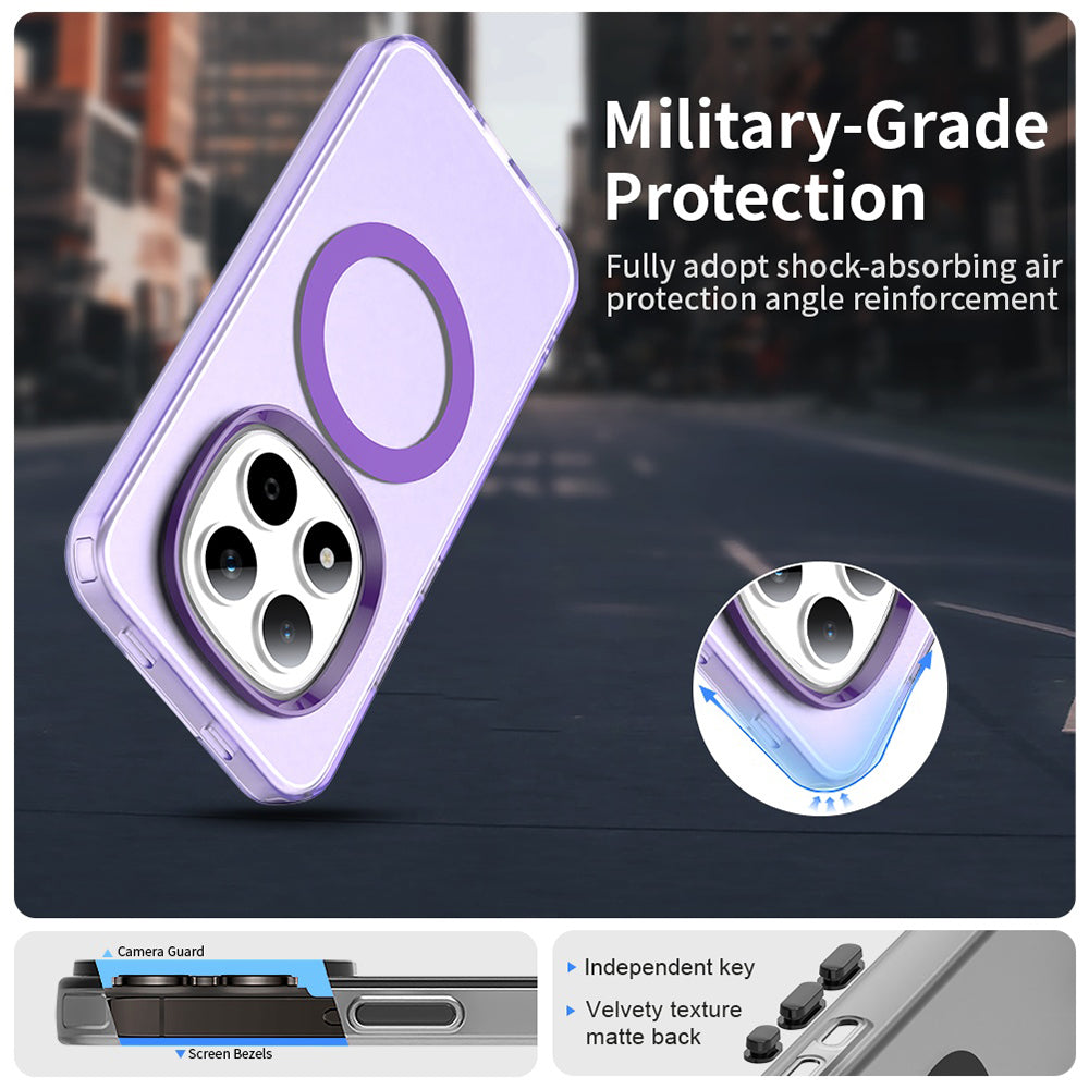 Futrola MagSafe za Xiaomi Redmi Note 15 Pro 5G, Techsuit, CandyCase, Ljubičasta