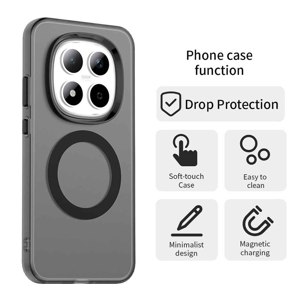 Futrola MagSafe za Xiaomi Redmi Note 15 Pro 5G, Techsuit, CandyCase, Crna