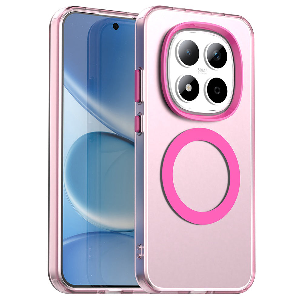 Futrola MagSafe za Xiaomi Redmi Note 15 Pro 5G, Techsuit, CandyCase, Roze