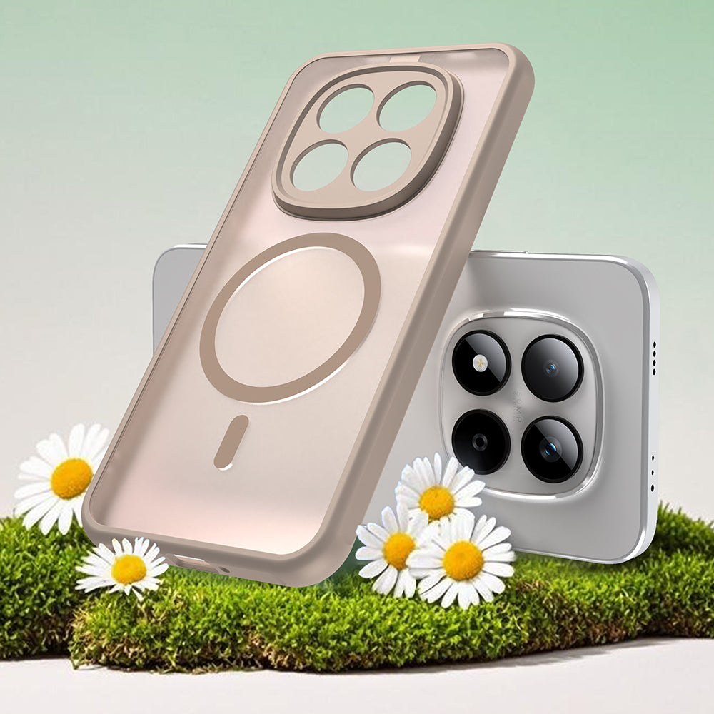 Futrola MagSafe za Xiaomi Redmi Note 15 Pro 5G, Techsuit, HaloFrost II, Zlatna