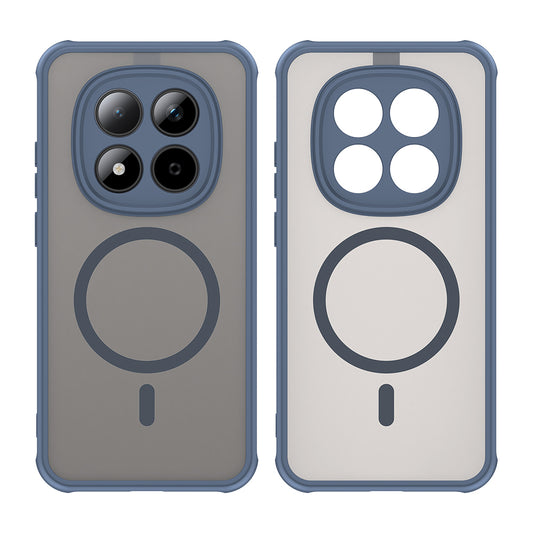 Futrola MagSafe za Xiaomi Redmi Note 15 Pro 5G, Techsuit, HaloFrost II, Tamnoplava