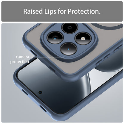 Futrola MagSafe za Xiaomi Redmi Note 15 Pro 5G, Techsuit, HaloFrost II, Tamnoplava
