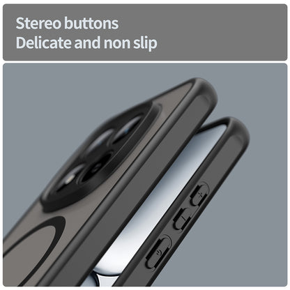 Futrola MagSafe za Xiaomi Redmi Note 15 Pro 5G, Techsuit, HaloFrost II, Crna