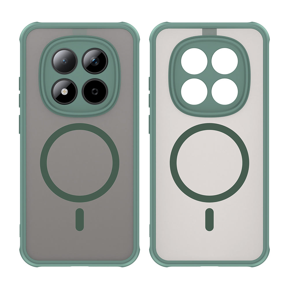 Futrola MagSafe za Xiaomi Redmi Note 15 Pro 5G, Techsuit, HaloFrost II, Zelena