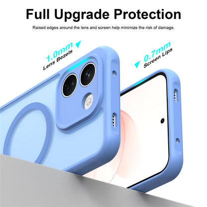 MagSafe maska za Xiaomi Redmi Note 17 4G / Note 17 5G, Techsuit, HaloFrost II, plava