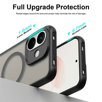 MagSafe maska za Xiaomi Redmi Note 17 4G / Note 17 5G, Techsuit, HaloFrost II, crna