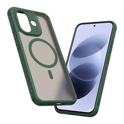 MagSafe maska za Xiaomi Redmi Note 17 4G / Note 17 5G, Techsuit, HaloFrost II, zelena