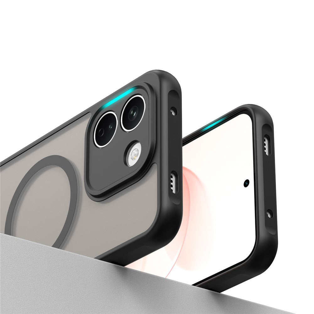 MagSafe maska za Xiaomi Redmi Note 17 Pro Max, Techsuit, HaloFrost II, crna