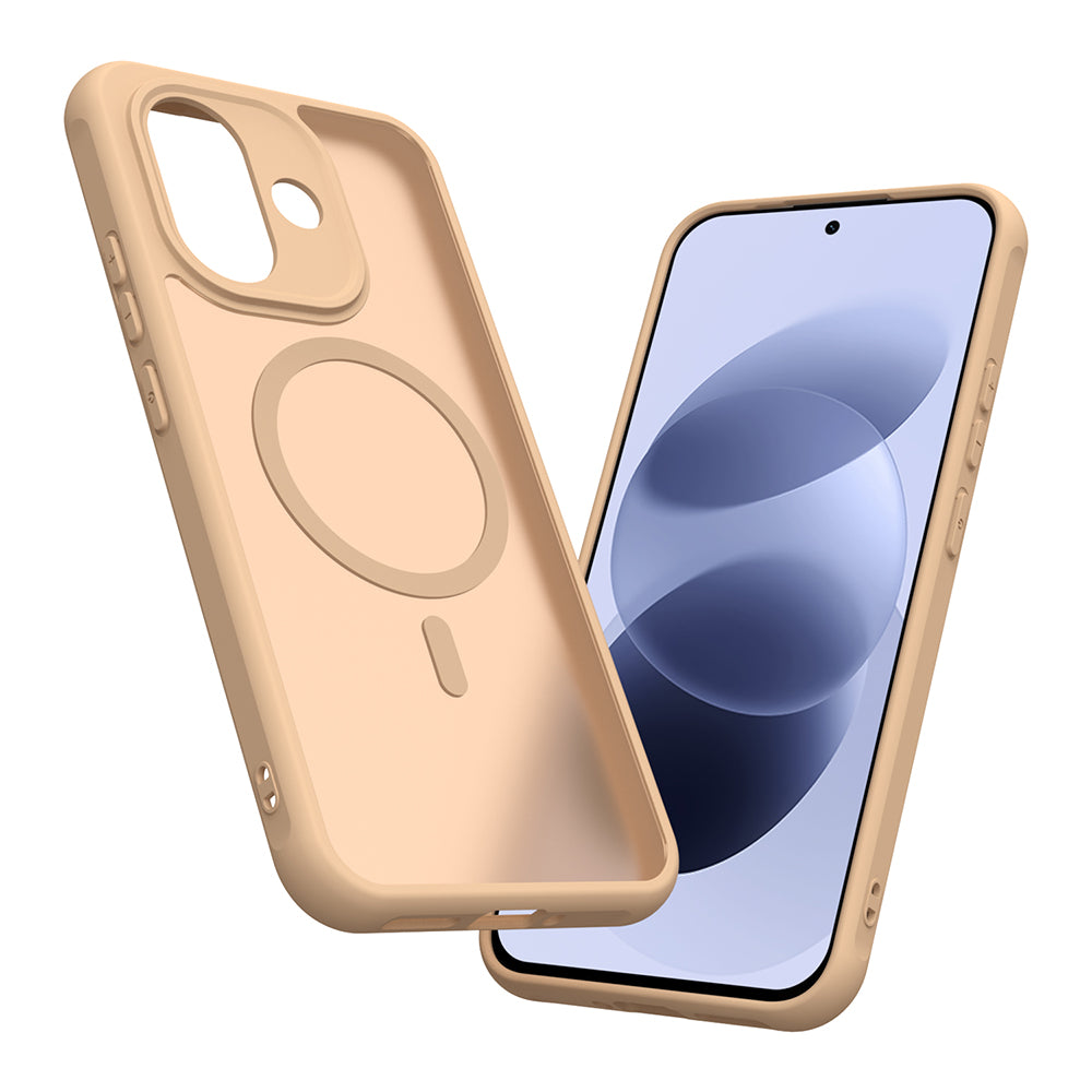 MagSafe maska za Xiaomi Redmi Note 17 Pro, Techsuit, HaloFrost II, zlatna