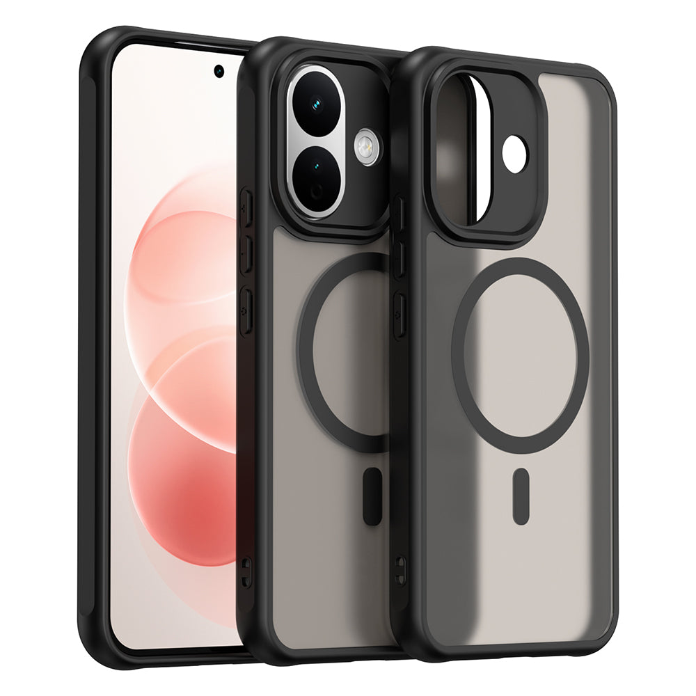 MagSafe maska za Xiaomi Redmi Note 17 Pro, Techsuit, HaloFrost II, crna