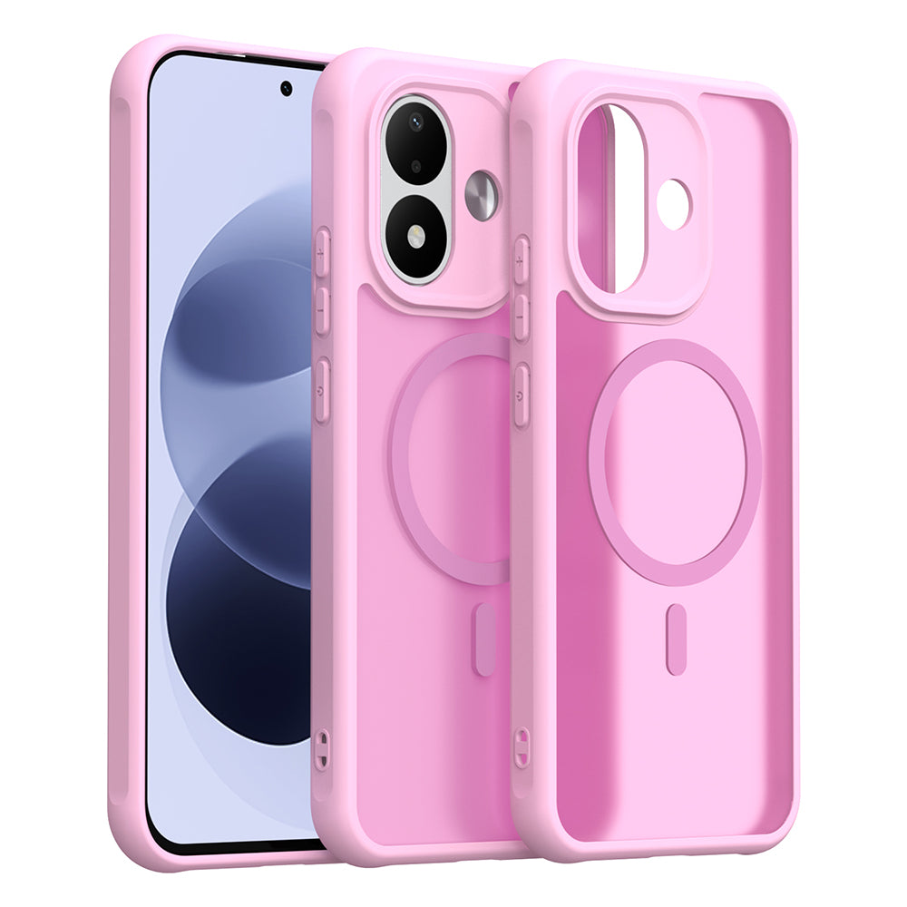 MagSafe maska za Xiaomi Redmi Note 17 Pro, Techsuit, HaloFrost II, roze