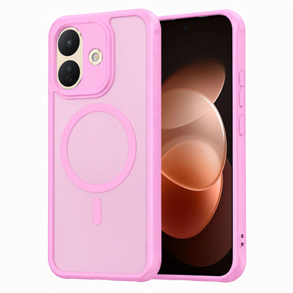 MagSafe maska za Xiaomi Redmi Note 17 Pro, Techsuit, HaloFrost II, roze