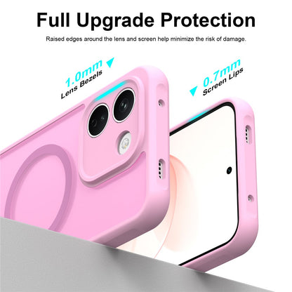 MagSafe maska za Xiaomi Redmi Note 17 Pro, Techsuit, HaloFrost II, roze