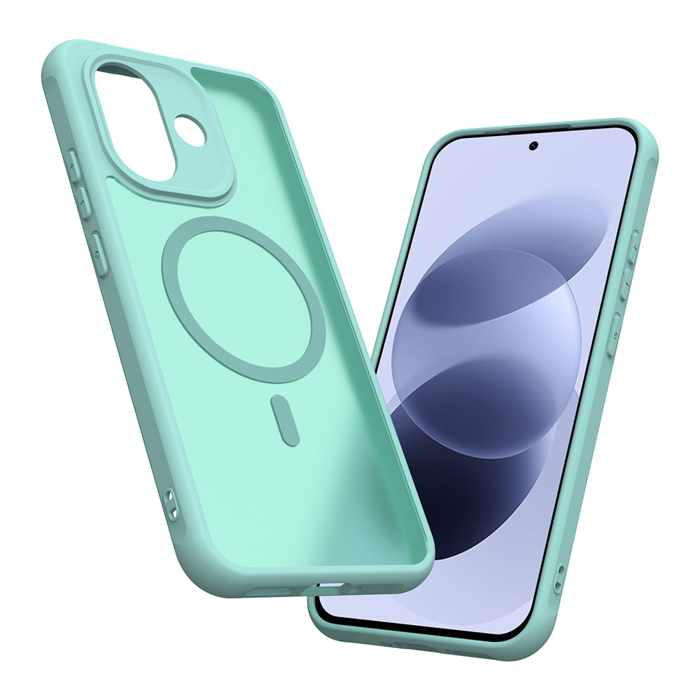 MagSafe maska za Xiaomi Redmi Note 17 Pro, Techsuit, HaloFrost II, svetlozelena