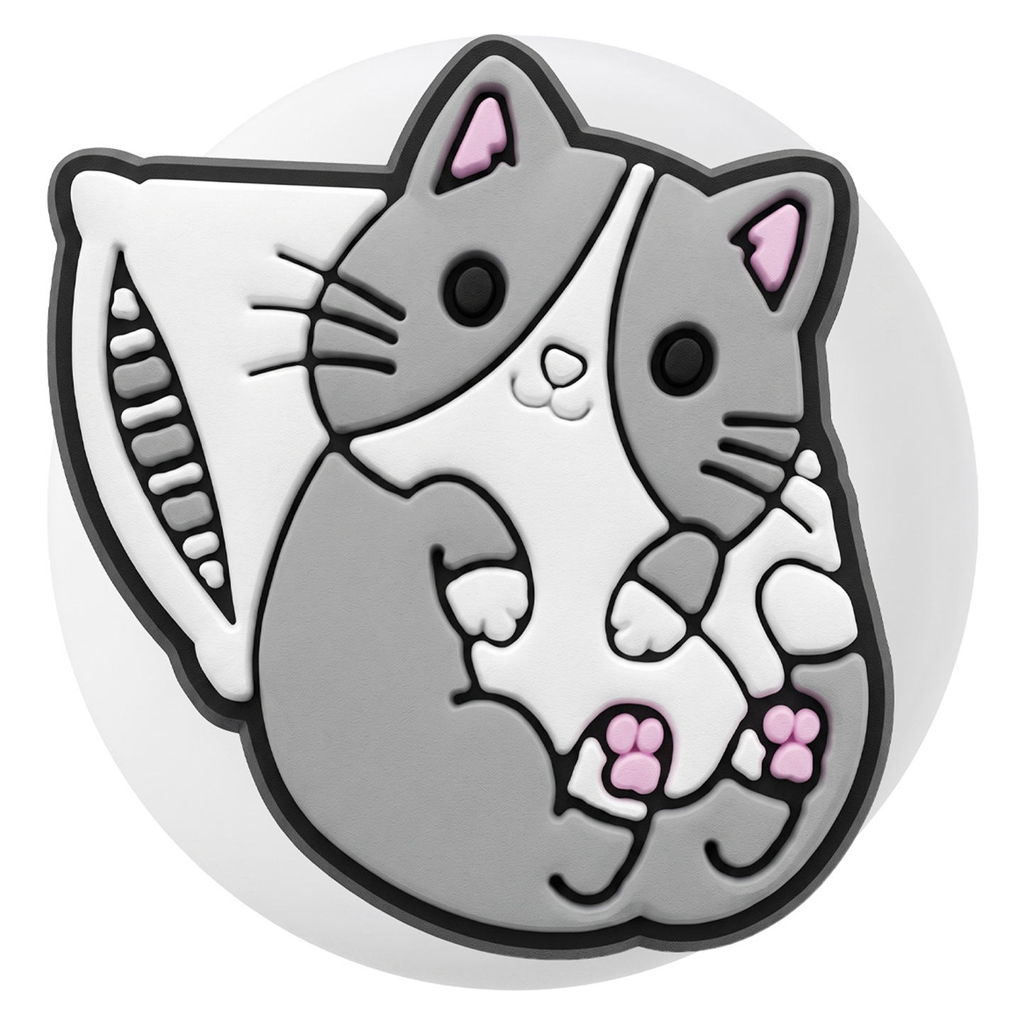 Futrola OEM Cat za Apple AirTag, Set od 3 komada, Višebojna