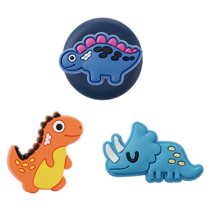 Futrola OEM Dinosaur za Apple AirTag, Set 3 komada, Višebojna
