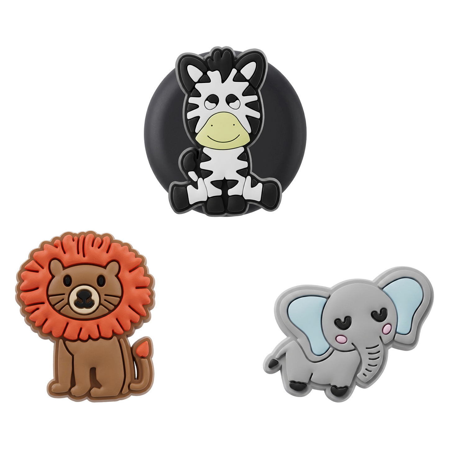 Futrola OEM Zoo za Apple AirTag, Set 3 komada, Višebojna
