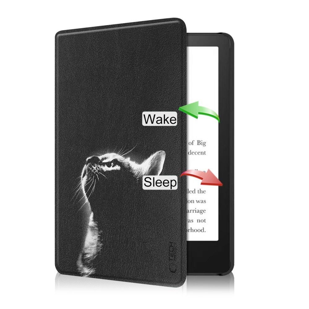Pouch for Amazon Kindle Gen 11 (2024) / Kindle Gen 11 (2022), Tech-Protect, SmartCase, Grey 