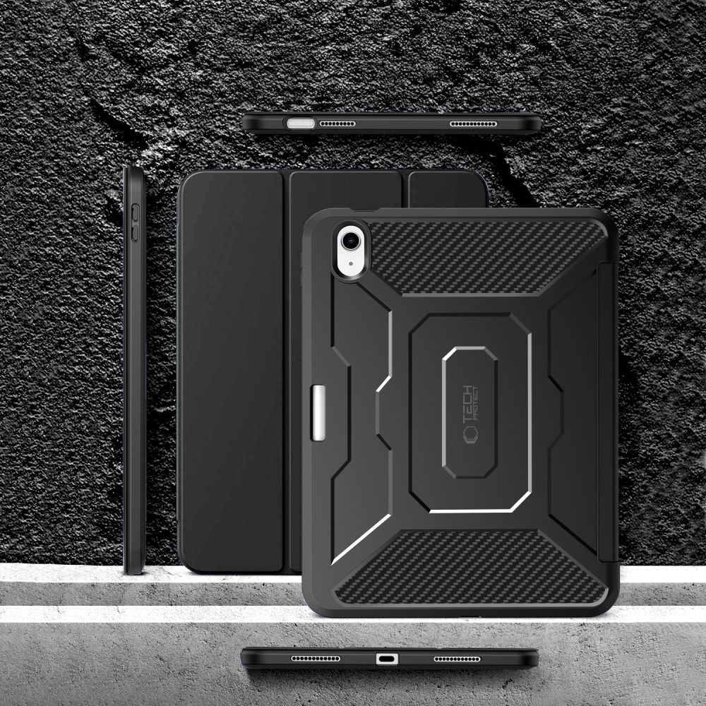 Futrola za Apple iPad (2025) / iPad (2022), Tech-Protect, Endurance, Crna