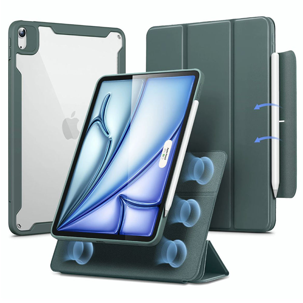 Futrola za Apple iPad Air 11 (2026) / iPad Air 11 (2025) / Air 11 (2024) / Air (2022) / Air (2020), ESR, Rebound Hybrid, Satensko Zelena