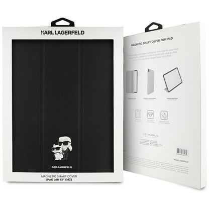 Futrola za Apple iPad Air 13 (2025) / Air 13 (2024), Karl Lagerfeld, Saffiano Karl & Choupette, Crna