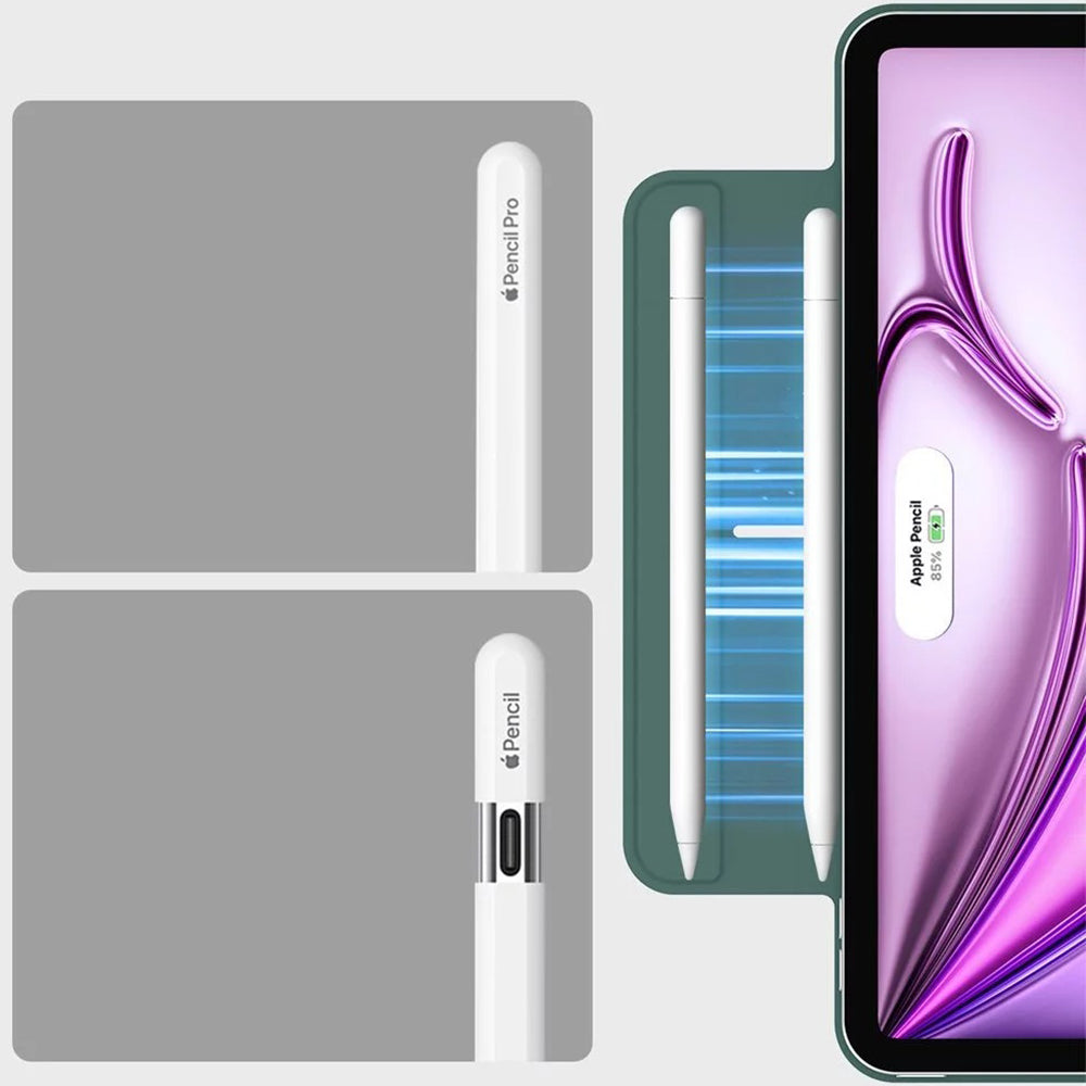Futrola za Apple iPad Air 13 (2026) / Air 13 (2025) / Air 13 (2024) / Pro 12.9 (2022) / Pro 12.9 (2021), ESR, Rebound, Zelena Satenska