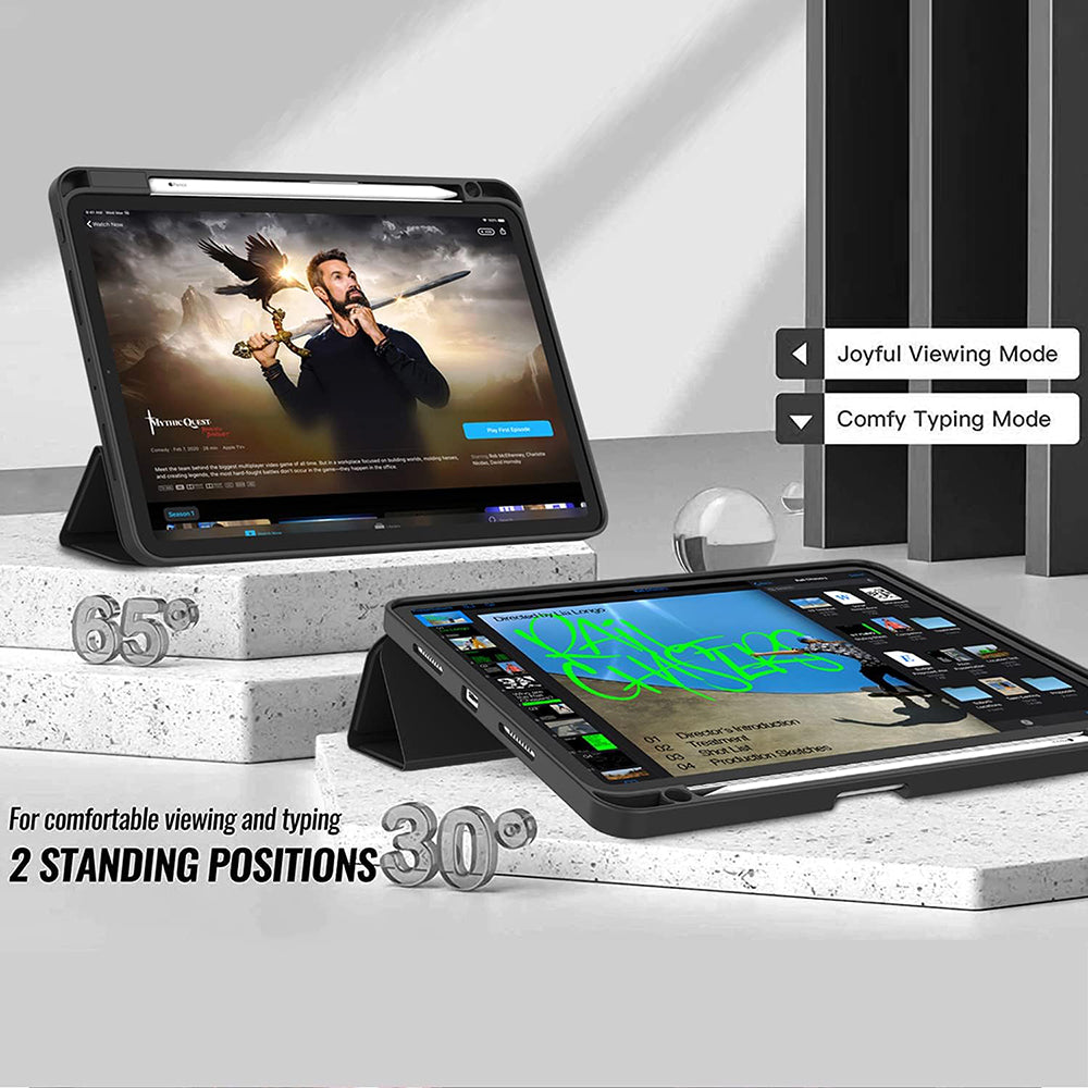 Futrola za Apple iPad Pro 11 (2022) / Pro 11 (2021) / Pro 11 (2020) / Pro 11 (2018), Techsuit, Flex Trifold, Crna