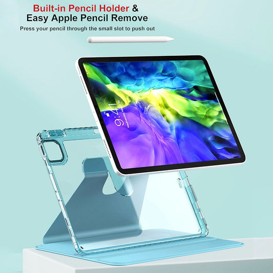 Futrola za Apple iPad Pro 11 (2024), Techsuit, Crystal Vision, Ljubičasta