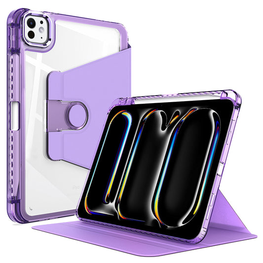 Futrola za Apple iPad Pro 11 (2024), Techsuit, Crystal Vision, Ljubičasta