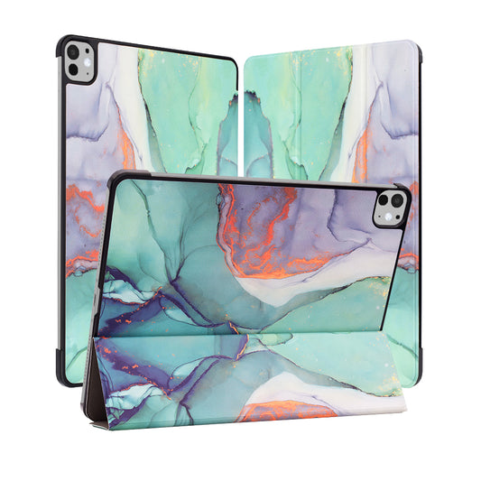 Futrola za Apple iPad Pro 11 (2024), Techsuit, FoldPro Green Time, Višebojna