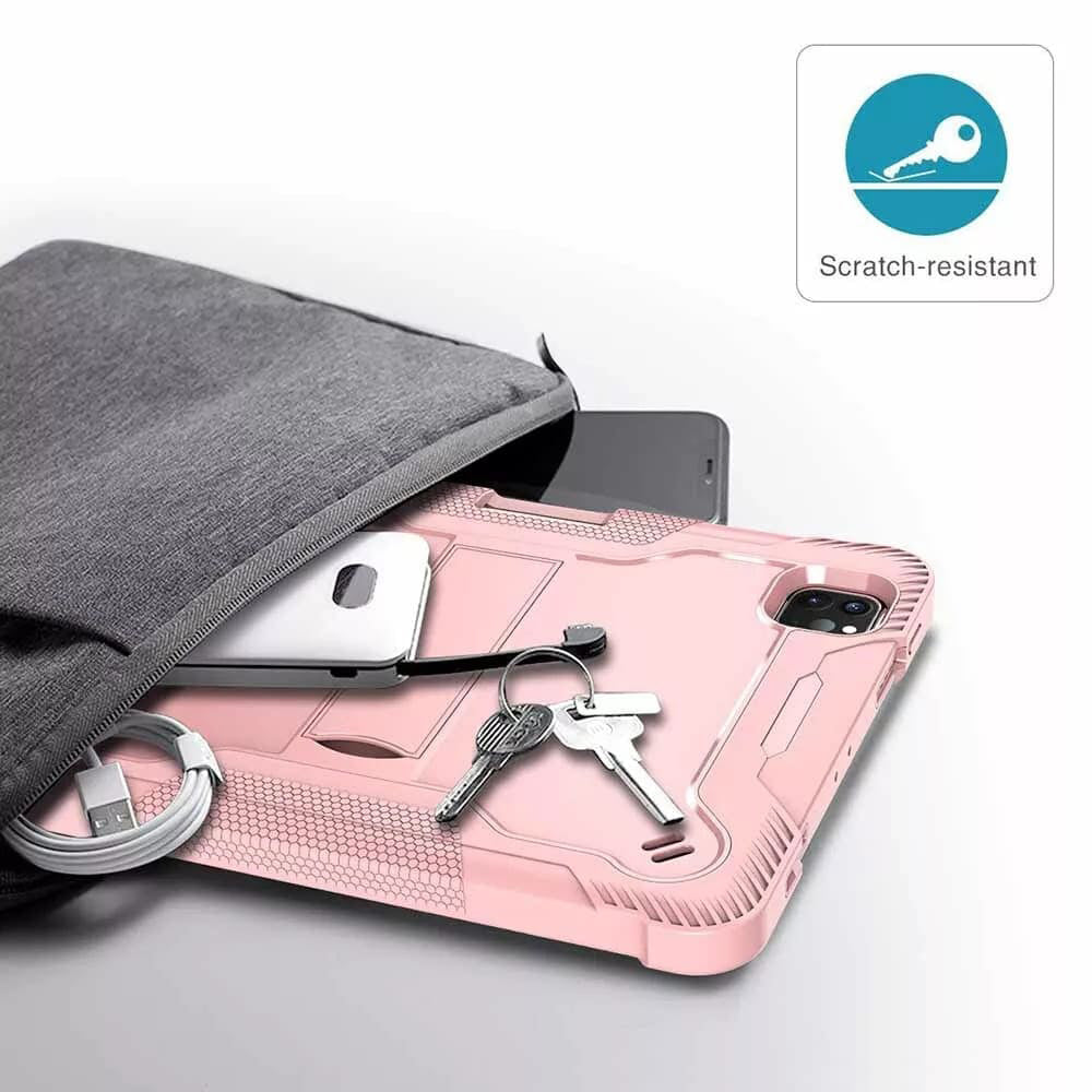 Futrola za Apple iPad Pro 11 (2024), Techsuit, Rugged TabShell, Roze