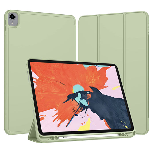 Futrola za Apple iPad Pro 12.9 (2022) / Pro 12.9 (2021) / Pro 12.9 (2020) / Pro 12.9 (2018), Techsuit, Flex Trifold, Zelena Matcha