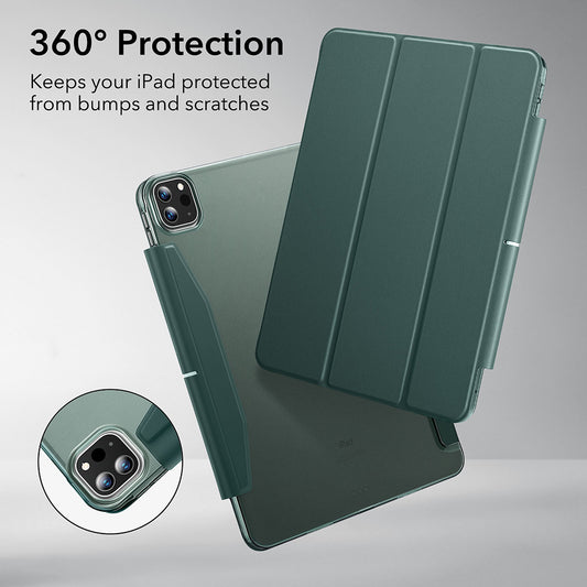 Futrola za Apple iPad Pro 13 (2024), ESR, Ascend Trifold, Zelena Satenasta