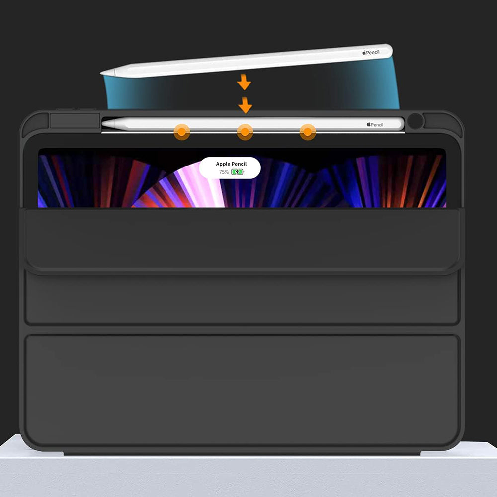 Futrola za Apple iPad Pro 13 (2024), Techsuit, Flex Trifold, Crna