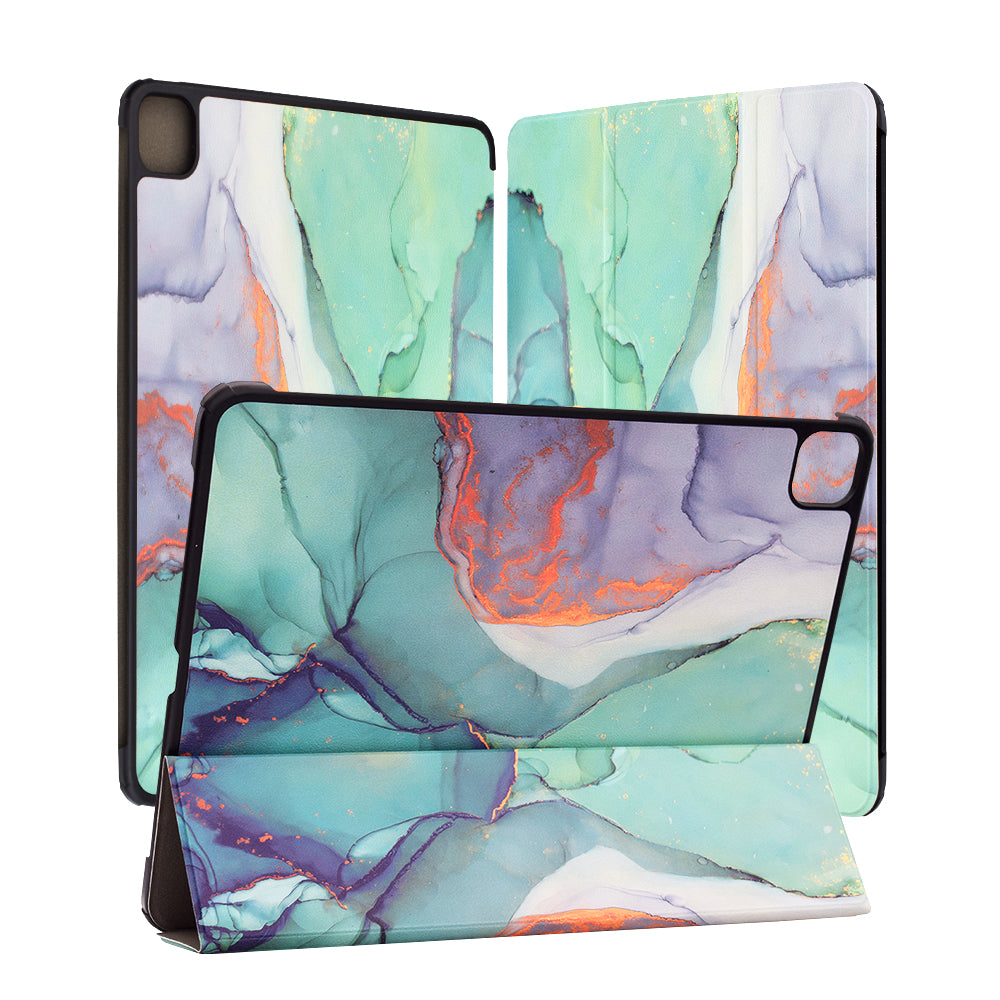 Futrola za Apple iPad Pro 13 (2024), Techsuit, FoldPro Green Time, Multicolor