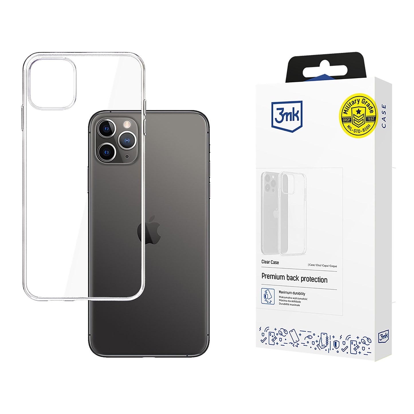 Futrola za Apple iPhone 11 Pro Max, 3MK, Clear, Prozirna