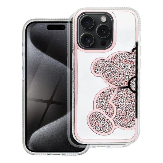 Futrola za Apple iPhone 17e / 16e, OEM, Teddy Bear, Roze