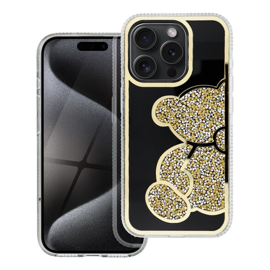 Futrola za Apple iPhone 17e / 16e, OEM, Teddy Bear, Zlatna