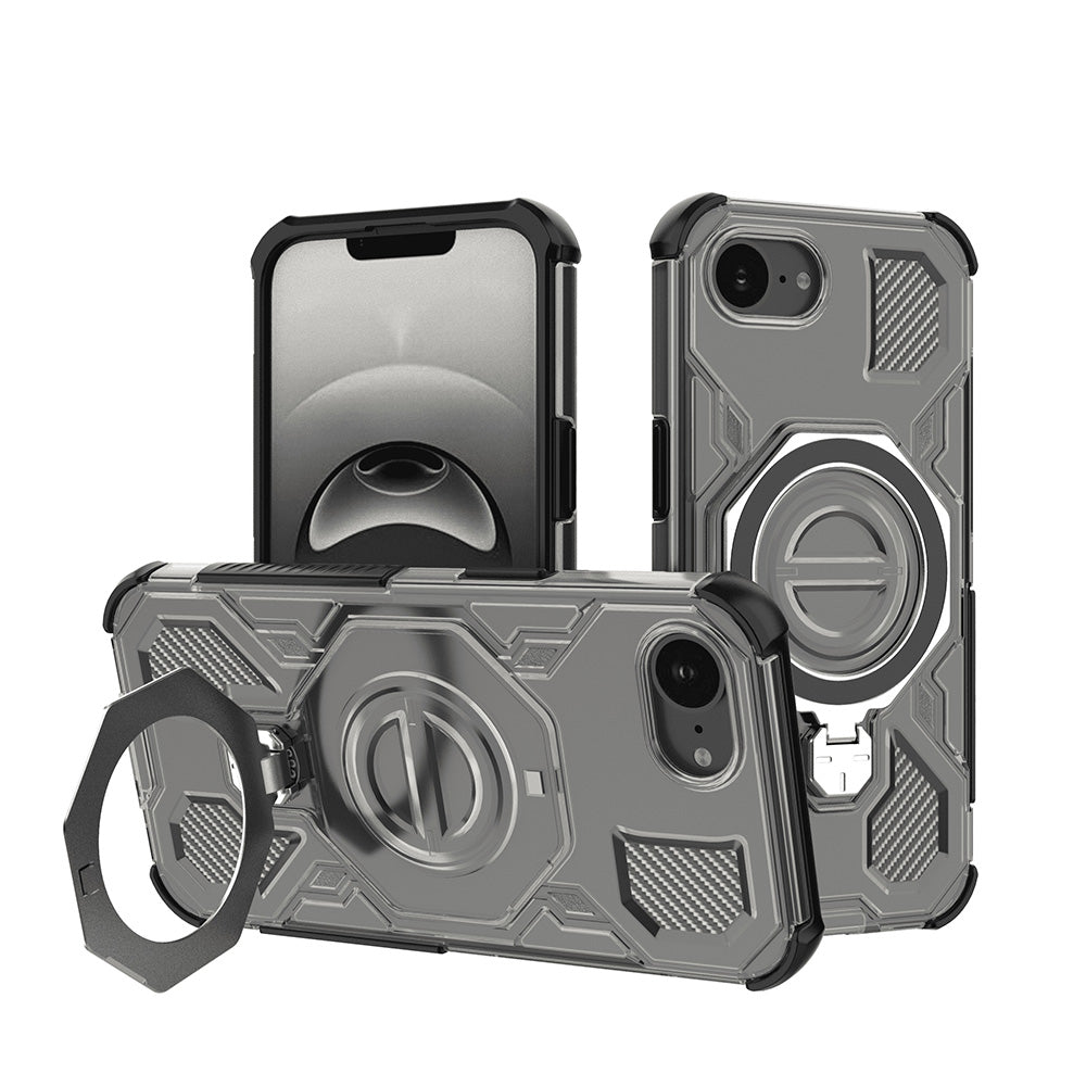Futrola za Apple iPhone 17e / 16e, Techsuit, Carbon Shield Pro, Dimljena