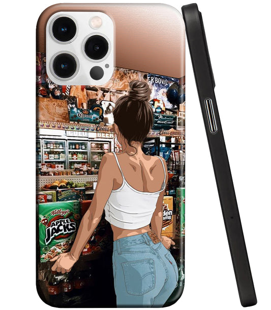 Futrola za Apple iPhone 14 Pro, Perfect Case, Favourites Series Girl, Multicolor