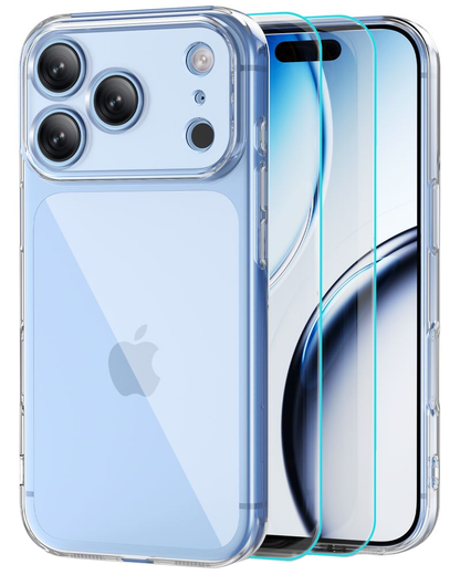 Futrola za Apple iPhone 18 Pro Max / 17 Pro Max, Tech-Protect, Flexair sa zaštitnikom ekrana, Providna