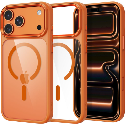Futrola za Apple iPhone 18 Pro / 17 Pro, Tech-Protect, Magmat CC, Providna Narandžasta