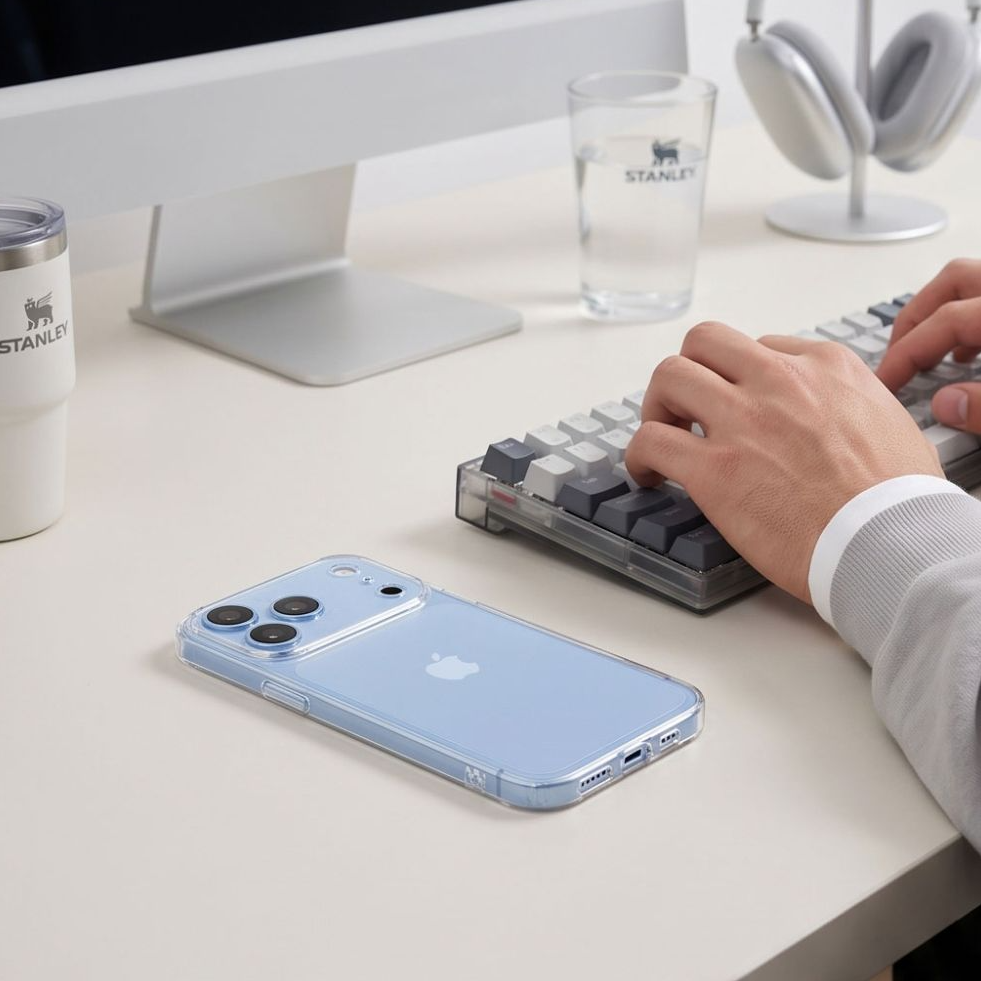 Futrola za Apple iPhone 18 Pro Max / 17 Pro Max, Tech-Protect, Flexair sa zaštitnikom ekrana, Providna
